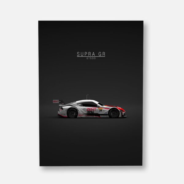 Toyota Supra GR GT500 2020 - Wall Art Poster