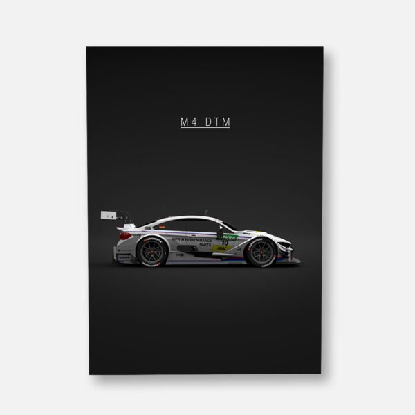 BMW M4 DTM 2015 - Wall Art Poster