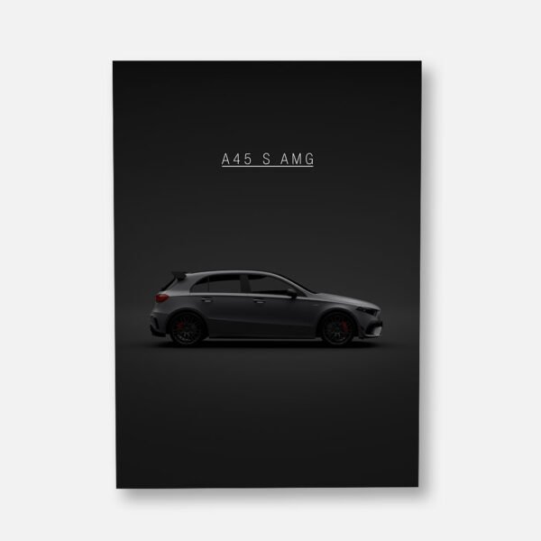 Mercedes A45 S AMG 2020 W177 - Wall Art Poster