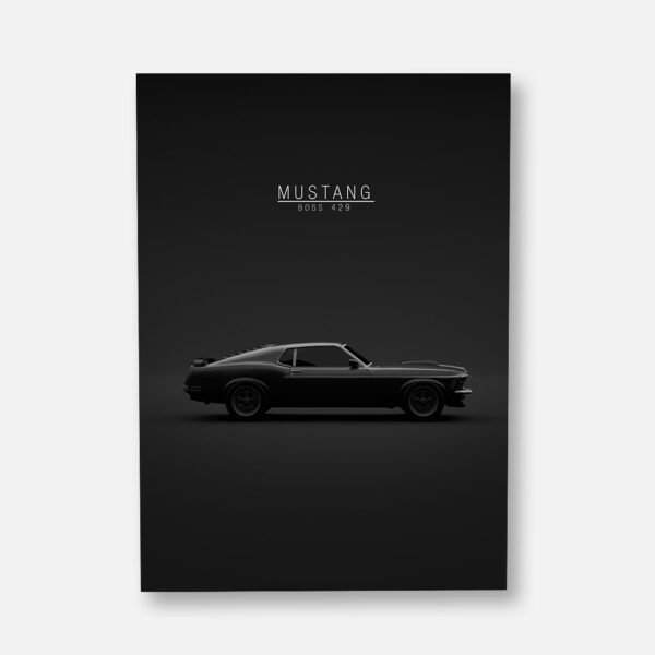 1970 Ford Mustang Boss 429 - Wall Art Poster