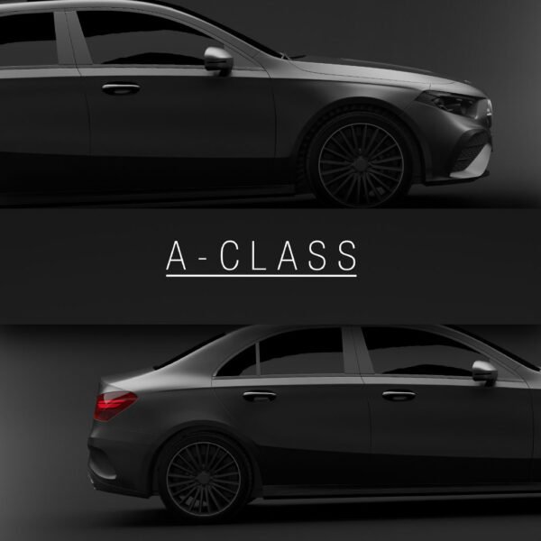 Mercedes A-Class Sedan AMG 2023 - Wall Art Poster - Image 3