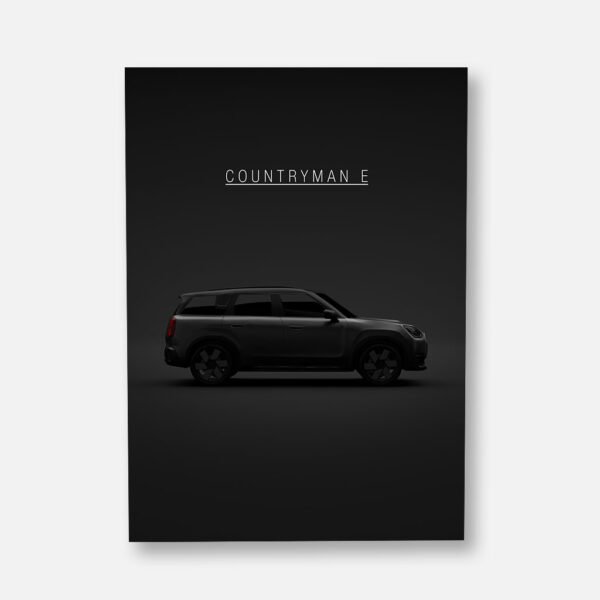 Mini Countryman E 2024 - Wall Art Poster