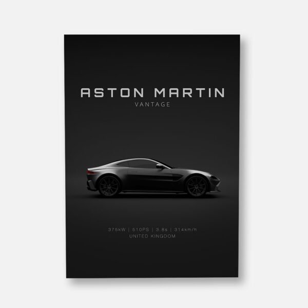 Aston Martin Vantage 2019 - Specs - Wall Art Poster