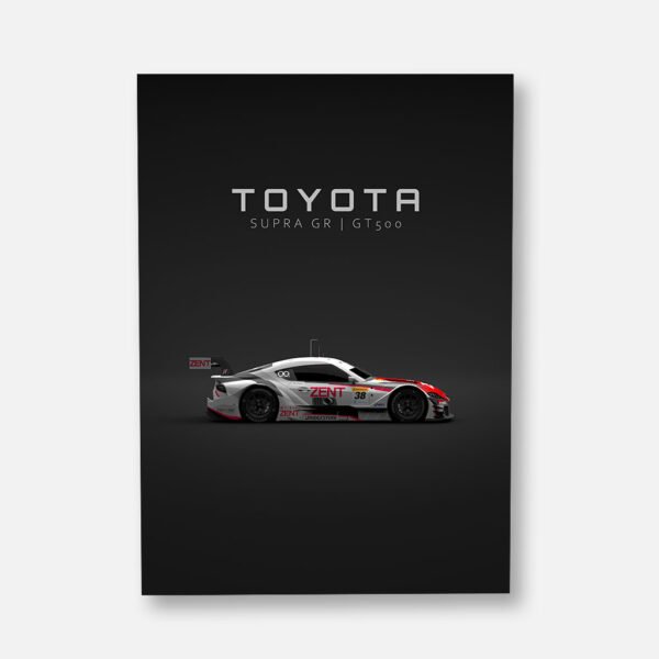 Toyota Supra GR GT500 2020 Race - Wall Art Poster