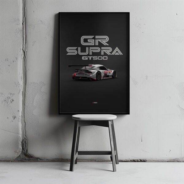 Supra GR GT500 2020 - Back- Wall Art Poster - Image 2