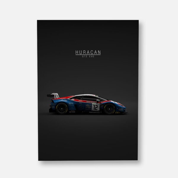 Lamborghini Huracan GT3 ACC No.12 - Wall Art Poster