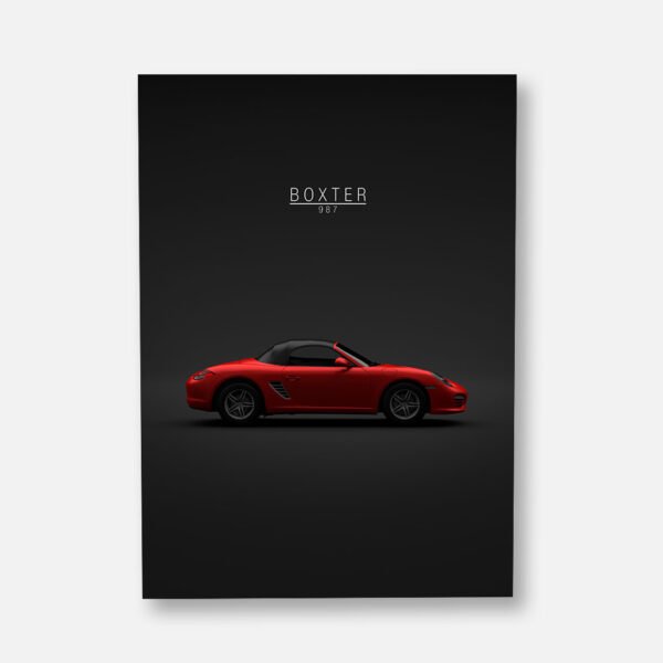 Porsche Boxster 987 - Wall Art Poster