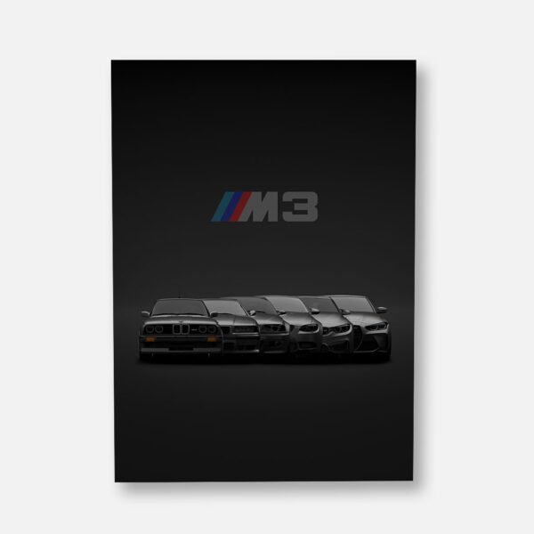 BMW M3 Evolution 2 - Wall Art Poster