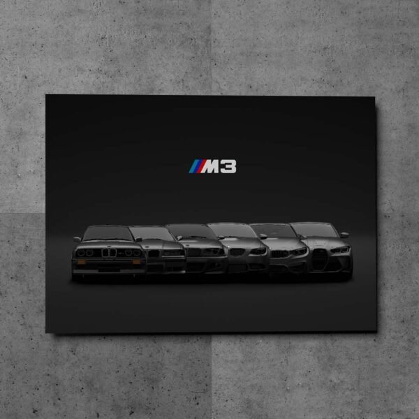 BMW M3 Evolution 3 - Wall Art Poster