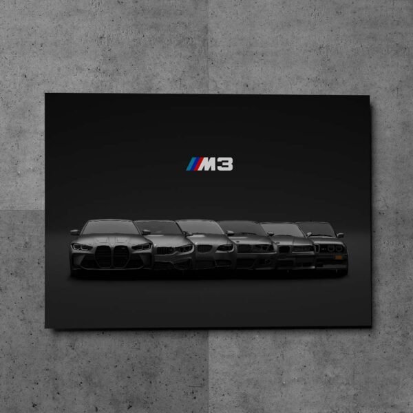 BMW M3 Evolution 4 - Wall Art Poster