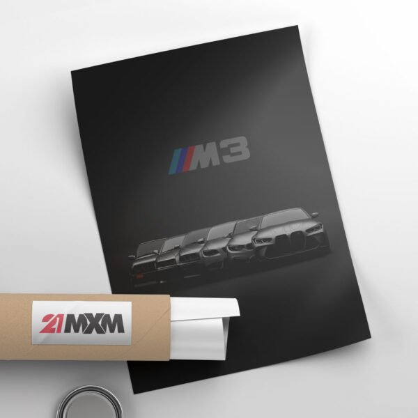 BMW M3 Evolution - Wall Art Poster - Image 4