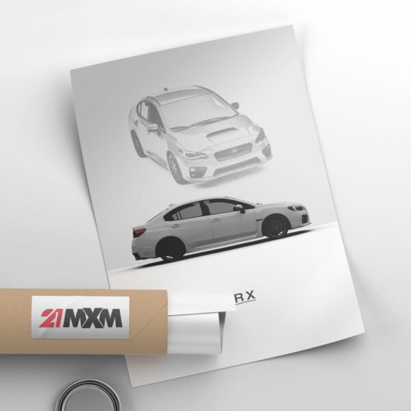 Subaru WRX - Wall Art Poster - Image 2