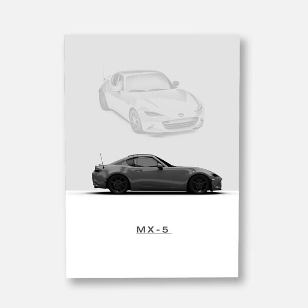 Mazda MX-5 RF - Wall Art Poster