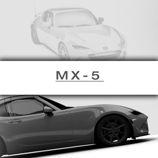 Mazda MX-5 RF - Wall Art Poster - Image 2