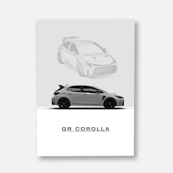 GR Corolla Circuit - Wall Art Poster