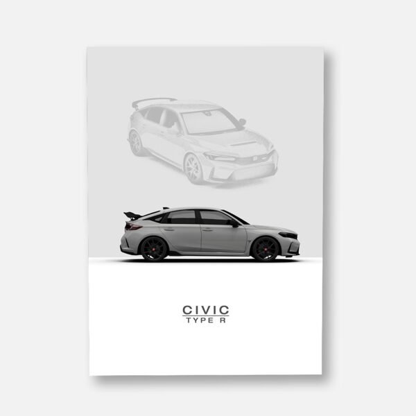 Civic Type R - Wall Art Poster