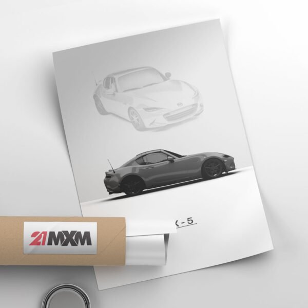 Mazda MX-5 RF - Wall Art Poster - Image 3