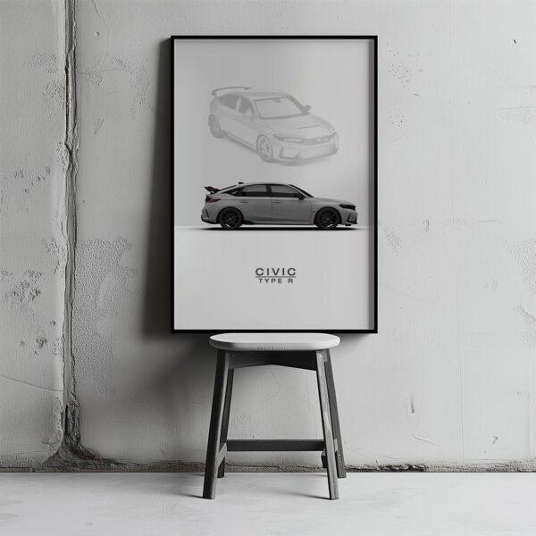 Civic Type R - Wall Art Poster - Image 3