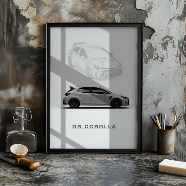 GR Corolla Circuit - Wall Art Poster - Image 3