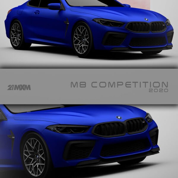 2020 BMW M8 Competition - Wall Art Poster - Image 4