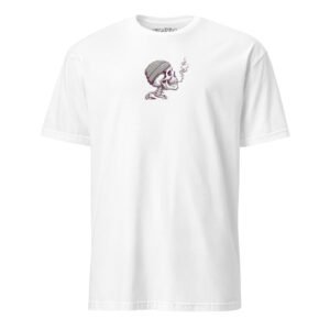 Chill Skull in Beanie Smoking T-Shirt