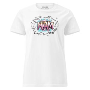 Graffiti Style Mom Word Cloud Shirt