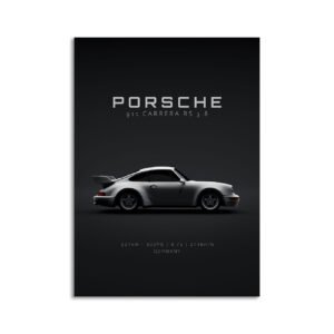 Digital Download - Set 1 - 1016 1992 Porsche 911 3 8 Carrera RS (964) White