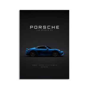 Digital Download - Set 1 - 1028 2024 Porsche 718 Spyder RS Shark Blue
