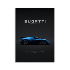 Digital Download - Set 1 - 1033 Bugatti Centodieci 2020 Blue