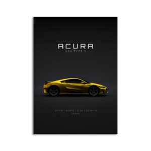 Digital Download - Set 1 - 1037 Acura NSX Type S 2022 Yellow