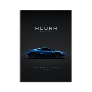 Digital Download - Set 1 - 1038 Acura NSX Type S 2022 Blue