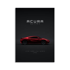 Digital Download - Set 1 - 1039 Acura NSX Type S 2022 Red