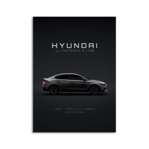 Digital Download - Set 1 - 1043 Hyundai i30 Fastback N-line 2020 Grey