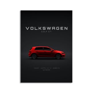 Digital Download - Set 1 - 1050 Volkswagen Golf GTI 5dr Mk7 2014 Red