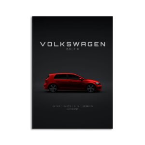 Digital Download - Set 2 - 1051 Volkswagen Golf R VII 2014 5 Doors Red