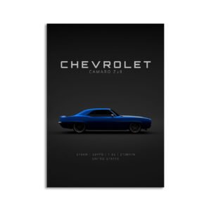 Digital Download - Set 3 - 1157 Chevrolet Camaro Z28 302 1969 - Blue