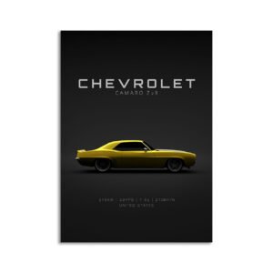 Digital Download - Set 3 - 1157 Chevrolet Camaro Z28 302 1969 - Yellow