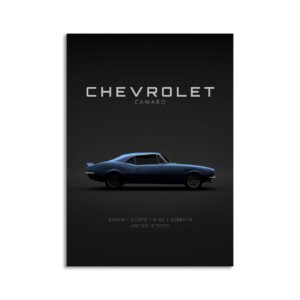 Digital Download - Set 3 - 1160 Chevrolet Camaro 1967 - Blue