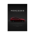 Digital Download - 1174 Mercedes-Benz E-class E350 estate 2010 - Red