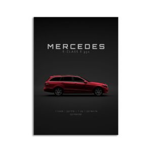 Digital Download - Set 3 - 1174 Mercedes-Benz E-class E350 estate 2010 - Red