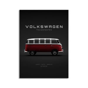 Digital Download - Set 3 - 1181 Volkswagen Transporter T1 1950 - Red