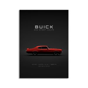 Digital Download - Set 3 - 1186 Buick GSX 1970 - Red
