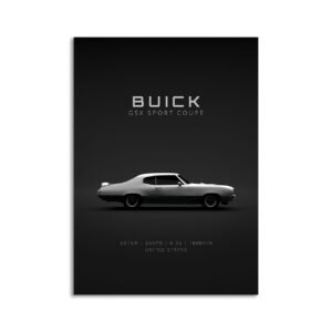 Digital Download - Set 3 - 1187 Buick GSX 1970 - White