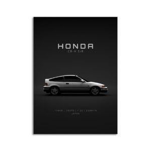 Digital Download - Set 3 - 1195 1991 Honda CR-X SiR - White