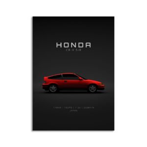Digital Download - Set 3 - 1196 1991 Honda CR-X SiR - Red