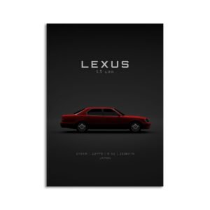 Digital Download - Set 3 - 1199 Lexus LS 400 UCF20 XF20 - Red