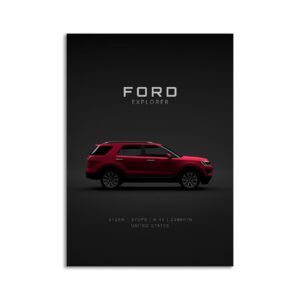 Digital Download - Set 4 - 1202 Ford Explorer 2016 - Red