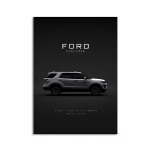 Digital Download - Set 4 - 1203 Ford Explorer 2016 - White