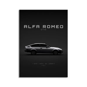 Digital Download - Set 4 - 1205 1986 Alfa Romeo GTV-6 - White