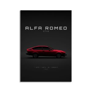 Digital Download - Set 4 - 1206 1986 Alfa Romeo GTV-6 - Red